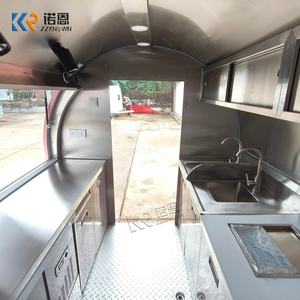 低价食品拖车出售 移动咖啡拖车 迷你小吃车 活动用定制咖啡车 制造商 - Product Image 6