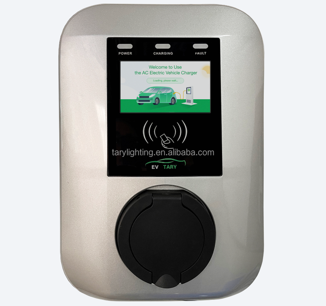 Tary Lily APP Type 2 Socket Electric Car Charger 22kW Outlet Ev Charging Station Card Ac 22 Kw Ev Car Level 2 Ev Charge Station