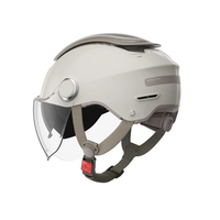 Casque de vélo à moteur électrique BI BEE demi-casquette de Baseball à visage ouvert conception Anti-UV sécurité réglable casque dur pour Scooter équitation