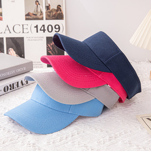 New Korean Japanese Visor Cap Open Top Sport Sun <b>Hat</b> Personality Outdoor Running Baseball Visor - Product Image 2