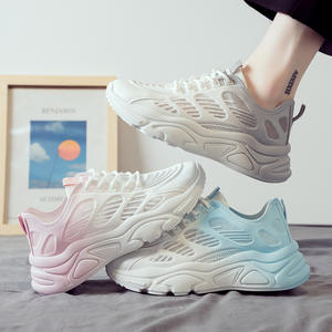 Zapatos Deportivos Casuales Blancos para Mujer, Estilo Verano 2024, con Malla Transpirable y Diseño Hueco, Artículo Popular de Verano - Product Image 4