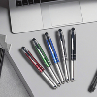 Bolígrafo de metal con logotipo personalizado de la marca Shichen, herramienta de escritura promocional a buen precio con tinta negra/azul de 1,0mm de ancho