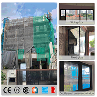 EEOKO États-Unis Projet de rénovation de villa moderne Portes coulissantes en aluminium Fenêtres à battants Vitres fixes et fenêtres suspendues Sur mesure