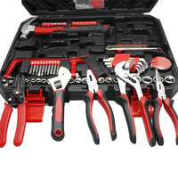 Outils de réparation automobile 158 pièces, fourniture directe d'usine, ensemble d'outils portables, trousse à outils domestique, clé à molette réglable, embouts de tournevis