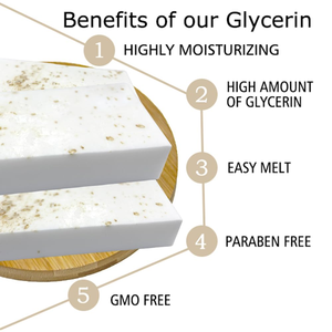 Base de savon à la glycérine pour la fabrication artisanale de savon DIY, exfoliant et hydratant pour le visage et le corps, à l'<span class=keywords><strong>avoine</strong></span> biologique, à faire fondre et à couler. - Product Image 2