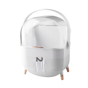 Cao cấp máy tính để bàn chống bụi lưu trữ tích hợp tủ ánh sáng hộ gia đình sang trọng PS lưu trữ hộp PS mỹ phẩm bàn hiển thị trường hợp - Product Image 5