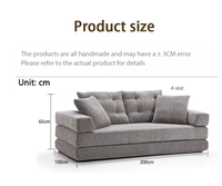 Günstiges Großhandels-Klappsofa, Modulares Stoffsofa ohne Rahmen mit Komprimiertem Schwamm für Villen & Schulen
