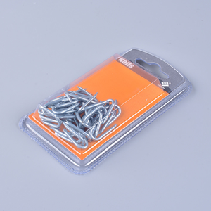 Polished Class 4 Steel U-Type Fence <b>Nail</b> with Flat/Checkered Head - Product Image 3