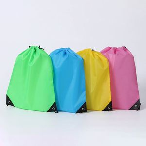 Sublimation Logo Sport Draw <b>String</b> <b>Bag</b> Custom Waterproof Eco-friendly Nylon Drawstring <b>Bags</b> Shoe 210d Polyester Drawstring <b>Bag</b> - Product Image 1