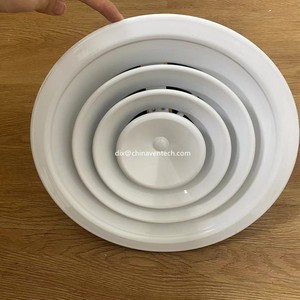 Nhôm không khí trong lành lỗ thông hơi bao gồm vòng khuếch tán với van điều tiết - Product Image 3