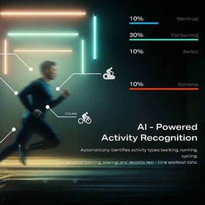 Montre connectée GPS Honor GTWatch 5 Pro 41-43 mm avec écran tactile AMOLED, boîtier en acier inoxydable unisexe, bracelet en silicone, étanche 5 ATM - Product Image 6