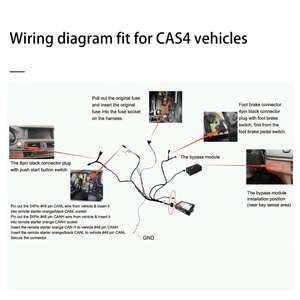 ชุดสตาร์ทเครื่องยนต์แบบไร้สาย ECS002PP-BM-CS4-1 แบบเสียบใช้งานได้ทันที สำหรับ BMW 08-17 5 5GT M5 ซีรีส์ F07 F10 F11 F18 F90 09-18 F25 F26 X3 X4 - Product Image 6