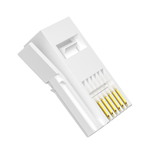 Chất lượng cao XL-804 RJ12 <span class=keywords><strong>6P6C</strong></span> mạ vàng Anh BT nối 1u-50u <span class=keywords><strong>Modular</strong></span> cắm 6P4C 6p2c RJ11 anh cáp điện thoại Viễn Thông bộ phận - Product Image 6