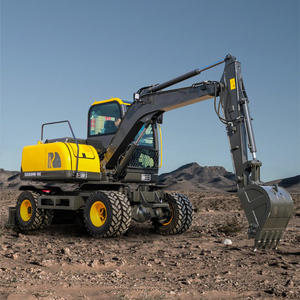 नए चीनी के ई-व्हील उत्खनन कूप इंजन उच्च परिचालन दक्षता <span class=keywords><strong>4</strong></span> टायर निर्माण स्थल मिनी खुदाई मशीन - Product Image 4