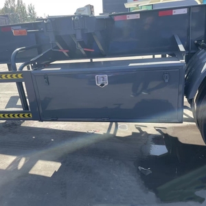 Semi-remorque squelette en acier Hstarauto personnalisée de 40 pieds à 3 essieux pour le transport de conteneurs, avec une charge utile maximale de 50T - Product Image 5