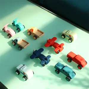 New Arrival Silicone Vehicle Toys For Babies Unisex Slip Play Set Different Cars BPA Free Food Grade Safe CE Certified