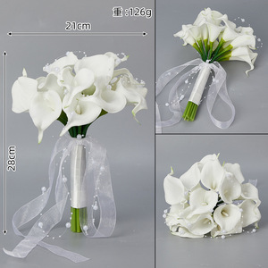 S0272R New Style Personality New Design Characteristic champagne Hydrangea Bride High-end Wedding Bouquet - Product Image 6