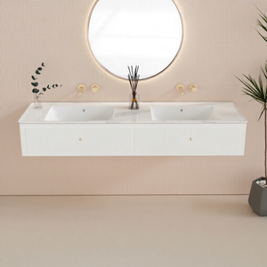 Évier en porcelaine moderne classique européen en forme de fleur, en céramique pour salle de bain, lavabo en pierre de granit pour usage domestique, fabrication OEM en Malaisie - Product Image 1
