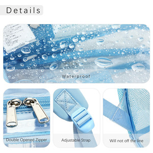 Mochilas Escolares Transparentes de Alta Calidad para Estudiantes, Resistentes, de PVC Transparente, para Niñas y Niños, con Múltiples Bolsillos - Product Image 5