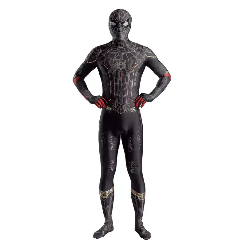 Penjualan terlaris SpiderMan tidak ada cara Rumah kostum Cosplay untuk dewasa jumpsuit untuk anak-anak Superhero Bodysuit untuk anak-anak
