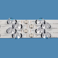 Bandes lumineuses LED universelles TV-094 de 32 pouces, rétroéclairage LED 6LED 3V avec télécommande pour téléviseur, pour éclairage paysager