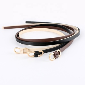 <span class=keywords><strong>Ceinture</strong></span> mince de mode simple pour femmes accessoire de petit noeud <span class=keywords><strong>sans</strong></span> trous pour <span class=keywords><strong>boucle</strong></span> en alliage de jupe et de pull - Product Image 2