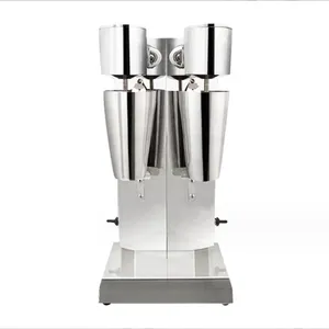 Milkshake machine Stainless Steel Milk Shake Machine Double Head Drink mixer Make Milks Foam/Milkshake Bubble Tea Machine