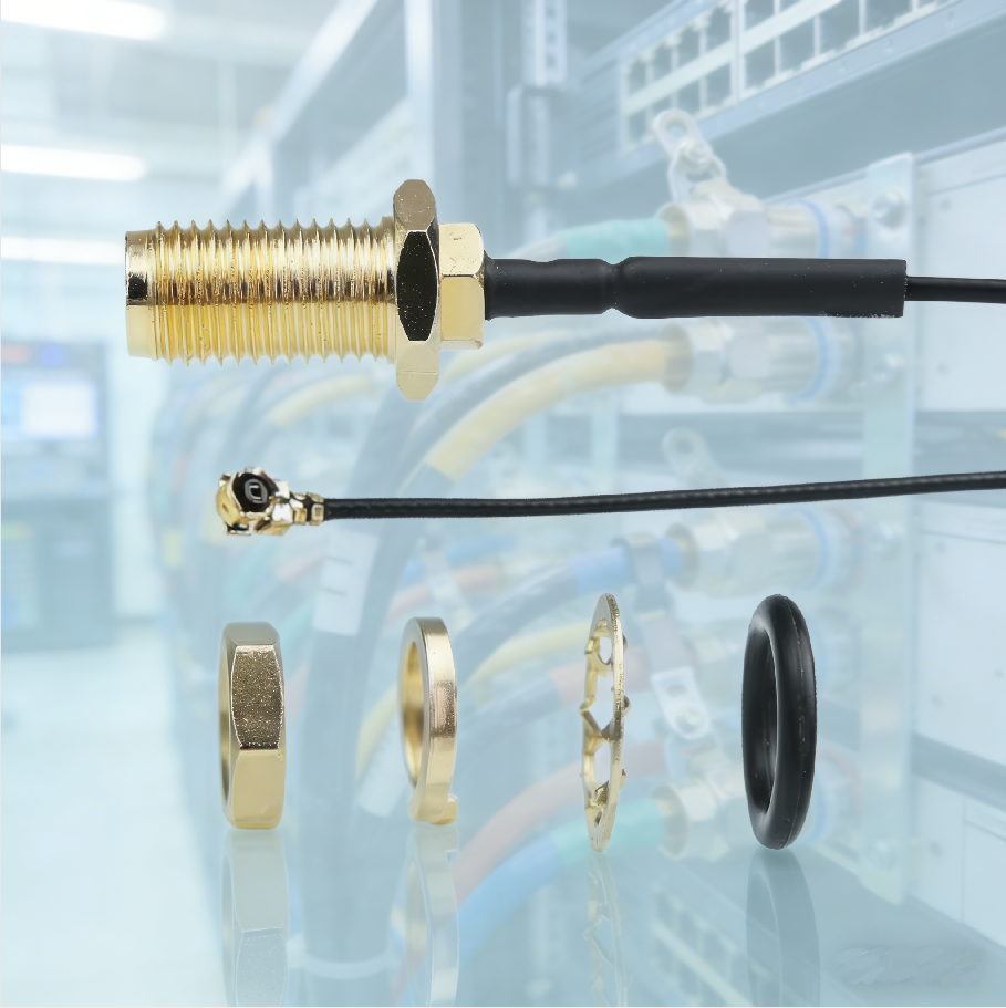 SMA Female to U.FL / MHF 1 Coaxial Ring Cable Waterproof RF Pigtail ...