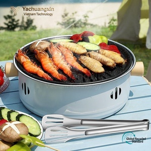 Barbecue portable en acier inoxydable avec spatule pour la cuisson en plein air et le camping - Product Image 3