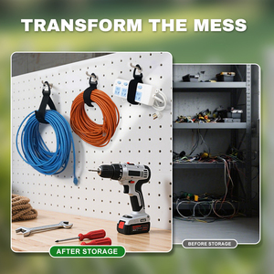 Tùy chỉnh nặng nhiệm vụ tự dính đôi lưu trữ dây đai tam giác khóa chống cháy móc vòng thân thiện với môi đường ống Cáp - Product Image 4