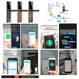 Tuya/ttlock vân tay Khóa cửa kỹ thuật số tại Hàn Quốc wifi thông minh khách sạn khóa phòng ngủ cửa gỗ ứng dụng ổ khóa thông minh cho an ninh nhà - Product Image 5