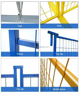 Temporary Steel Wire Fence for Driveways Farming 5ft Height X 8ft Width Square Tube with <strong>Clamp</strong> Accessory Farming Fence <strong>Gate</strong> - Product Image 6