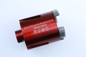 Punta da trapano diamantata a segmenti Arix per fori rapidi da 68/82 mm per pietra e cemento, per trapani manuali, all'ingrosso - Product Image 6