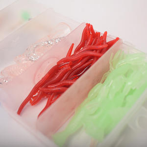 Kit de señuelos para pesca de lubina en agua dulce, spinner, jig head, señuelos blandos, suministros completos. - Product Image 4