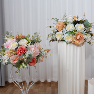 Wholesale Artificial Rose Flower Ball for Wedding Centerpieces Stage Arch Layout <strong>Backgrounds</strong> Decorations Flowers - Product Image 5