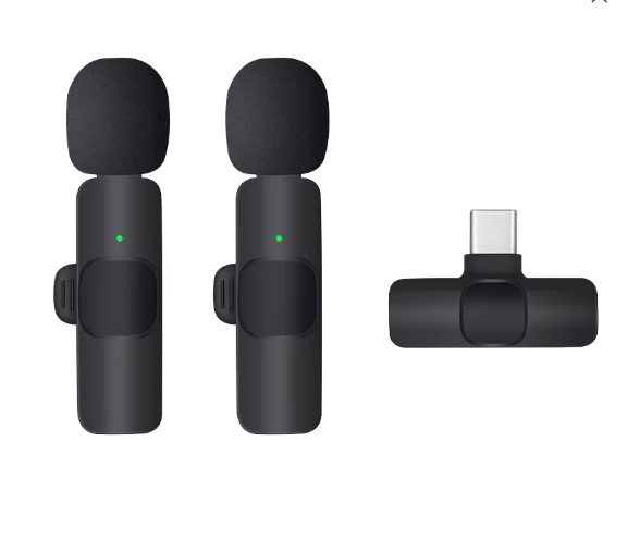 New Wireless Microphone 1 Drag 2 Lavalier Mobile Live Device Bluetooth Radio Microphone Wireless Lavalier Microphone
