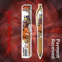 Stylo gel à pression Ninja Anime de 5e génération, vente chaude, pour les étudiants, papeterie, école, bureau, fournitures d'écriture quotidiennes, figurine d'anime