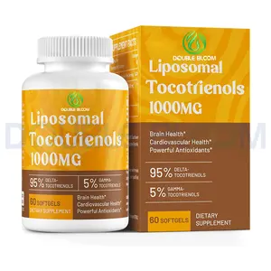Oem Odm Levert Label Lipsomale Tocotrienolen Softgels.95% Delta-Tocotrienolen, 5% Gamma-Tocotrienolen, Hersenen, Cardiovasculaire Gezondheid