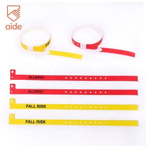 कस्टम pvc गिरावट का जोखिम मेडिकल अलर्ट विनाइल रिस्टबैंड - Product Image 3