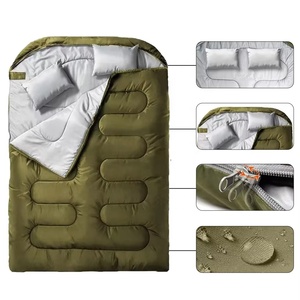 <span class=keywords><strong>Sac</strong></span> <span class=keywords><strong>de</strong></span> <span class=keywords><strong>couchage</strong></span> double Lloydberg pour temps froid pour adultes, taille <span class=keywords><strong>Queen</strong></span>, deux personnes, imperméable, polyester léger, <span class=keywords><strong>sac</strong></span> <span class=keywords><strong>de</strong></span> camping et <span class=keywords><strong>de</strong></span> randonnée - Product Image 4
