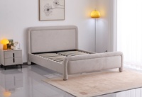 Cadre de lit double 2026 avec réglage pneumatique de la hauteur et espace de rangement, lit rembourré pour chambre à coucher
