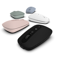 Souris optique rechargeable sans fil AIKUN BT831XR, triple solution BT5.0/3.0 + 2.4G, 800/1200/1600DPI, multi-OS et appareil