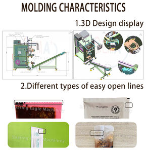 Máquina empacadora de bolsitas de mantequilla de maní en polvo para llenado y sellado de bolsas de <span class=keywords><strong>miel</strong></span> líquidas multifunción de grado alimenticio - Product Image 5