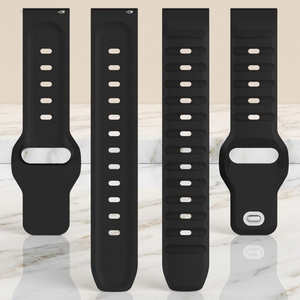 Bracelet de montre universel en silicone 20 mm 22 mm pour Samsung Galaxy Watch6 5, Huawei Watch GT2, Garmin <span class=keywords><strong>Forerunner</strong></span> 255 <span class=keywords><strong>245</strong></span> - Product Image 3