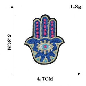 Tribal Style Iron on Embroidery Eyelash Eye Patch for Decoration - Product Image 2