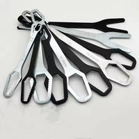 Clé universelle fine et plate auto-serrante à double tête, métrique, OEM, pour lunettes, 8-14/14-22mm, réparation de vélos et motos