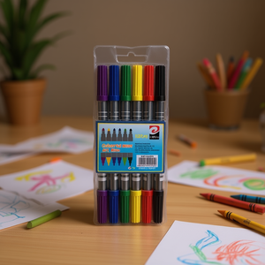 Pennarelli artistici Mnj, set da 12 pezzi colorati per disegno e pittura - Product Image 2