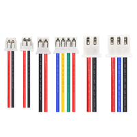 Disesuaikan JST PH2.0 /2/3/4/6/8Pin elektronik kerut kawat satu kepala kabel koneksi