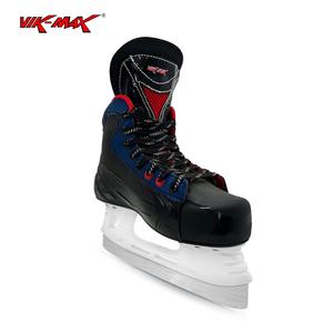 Chaussures de patinage sur glace Vik-Max de haute qualité, résistantes au froid, fabriquées directement en usine, dessus synthétique, cuir véritable, patinage sur glace sur sol synthétique - Product Image 3