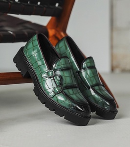 Mocassins de <span class=keywords><strong>luxe</strong></span> pour hommes en cuir synthétique 2025, rehaussants, imperméables, décontractés, style <span class=keywords><strong>italien</strong></span>, pour soirée et bureau - Product Image 3